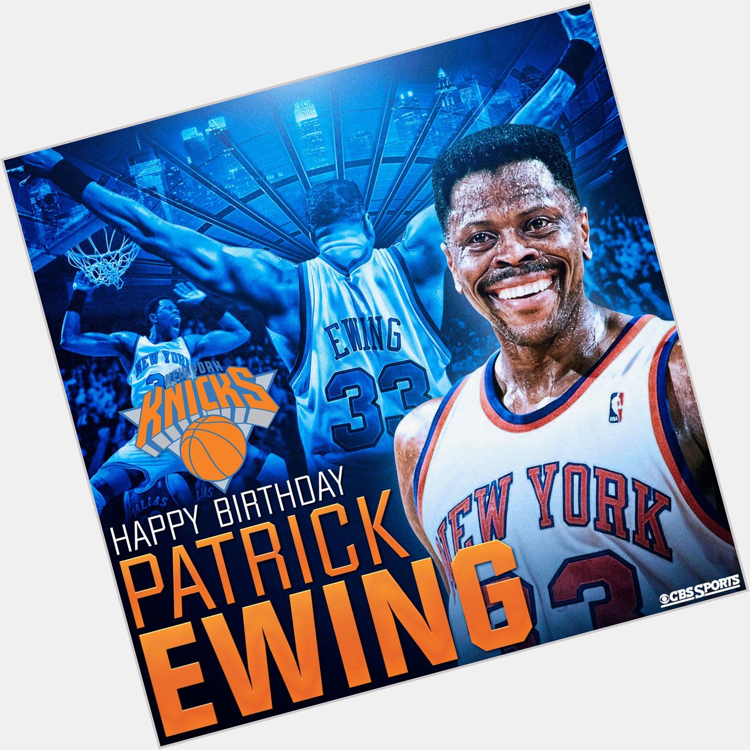 Happy Bday to the best player in franchise history (& my Mom\s favorite bballplayer ever) Patrick Ewing!! 