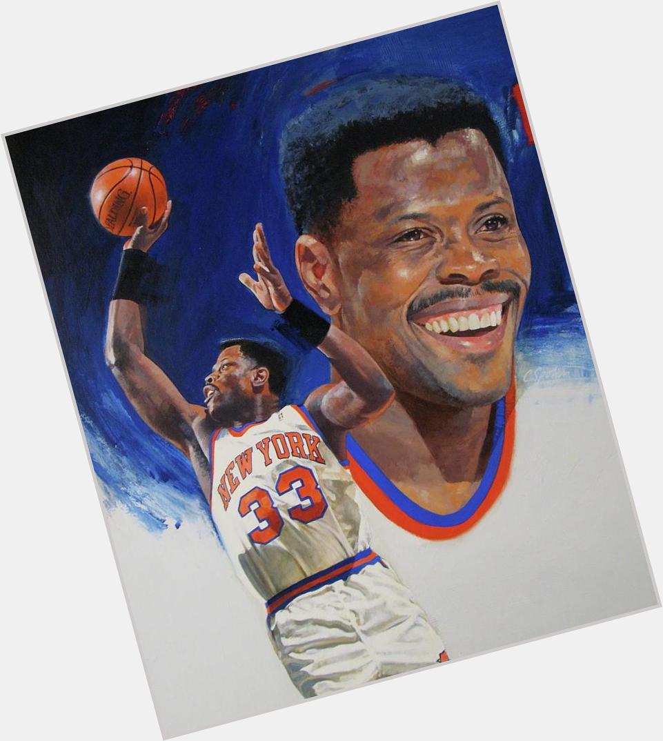 *Patrick Ewing trapped as a painting of himself turns 53 Happy Birthday, Patrick! 