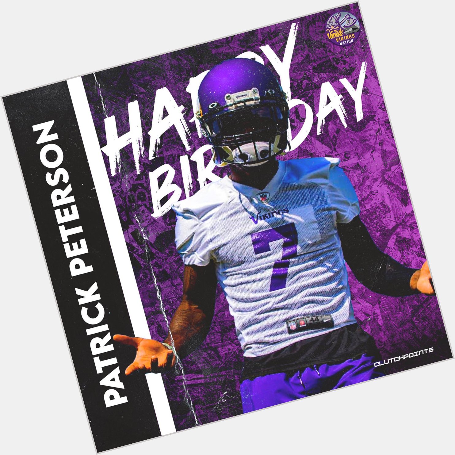 Let us join Vikings Nation in greeting 8x Pro Bowl and 3x All-Pro Patrick Peterson a happy 31st birthday!  