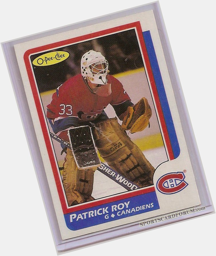 Happy birthday to the greatest of all time, Patrick Roy.  
