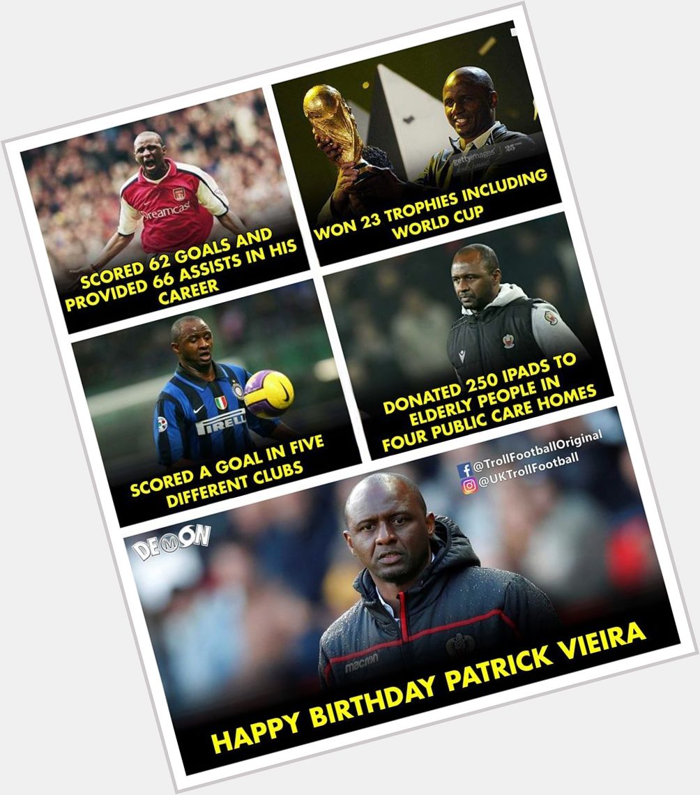 Happy Birthday Patrick Vieira   