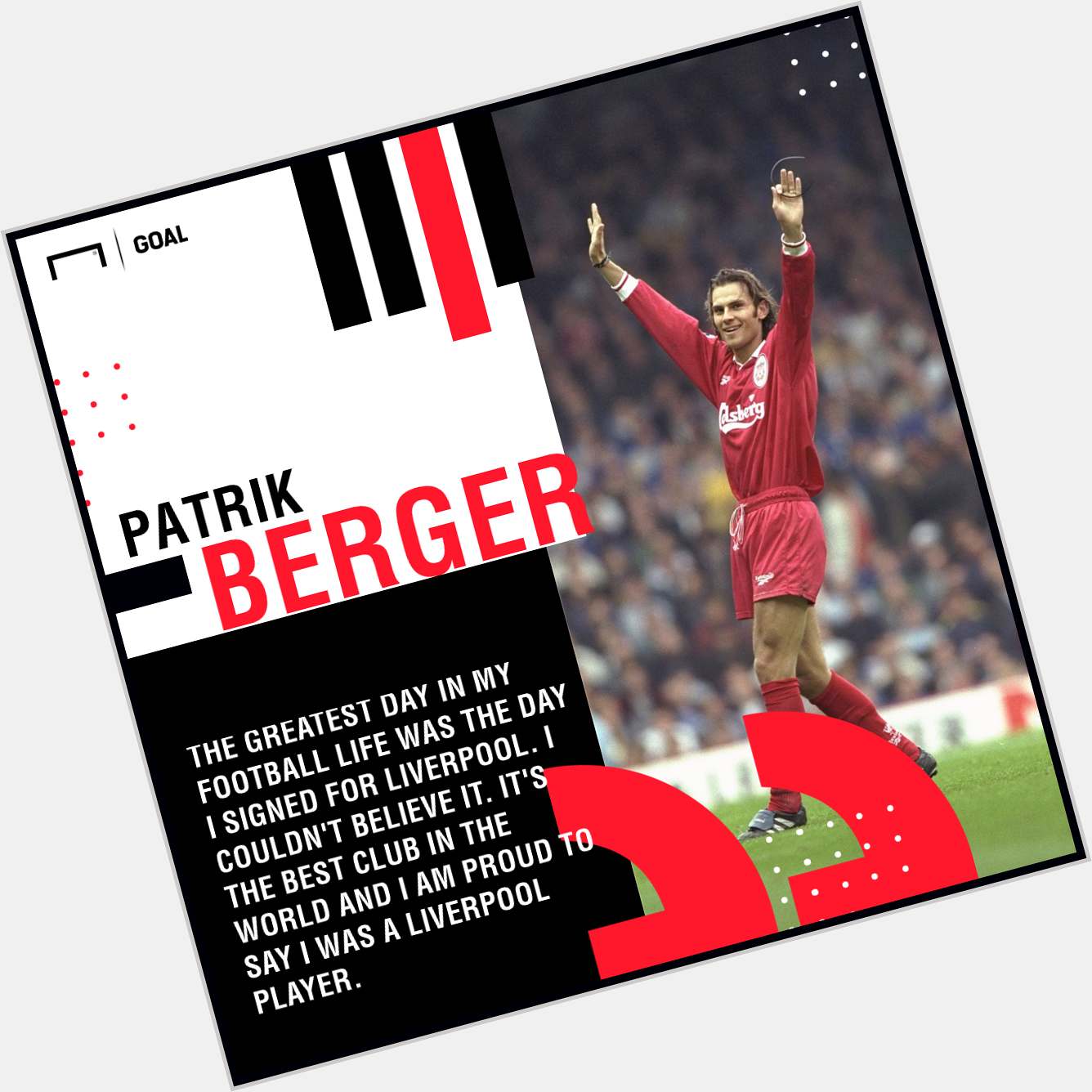 Happy Birthday, Patrik Berger!  195 games  35 goals FA Cup UEFA Cup

A true red.  