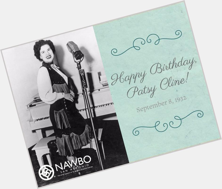  I go out walkin\ after midnight  Happy birthday to the talented Patsy Cline! 