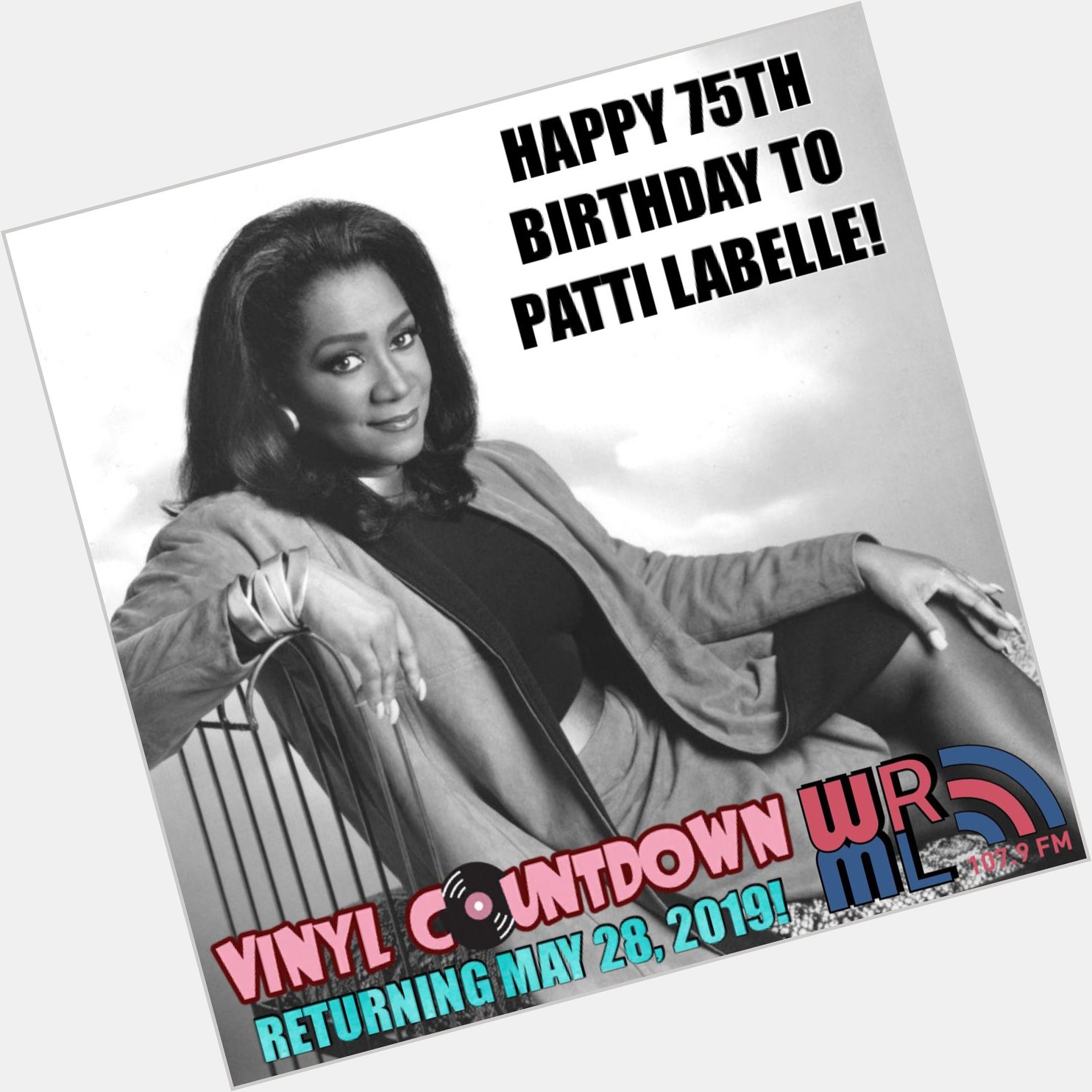 The Vinyl Countdown wishes Philadelphia legend Patti LaBelle a happy 75th birthday! 