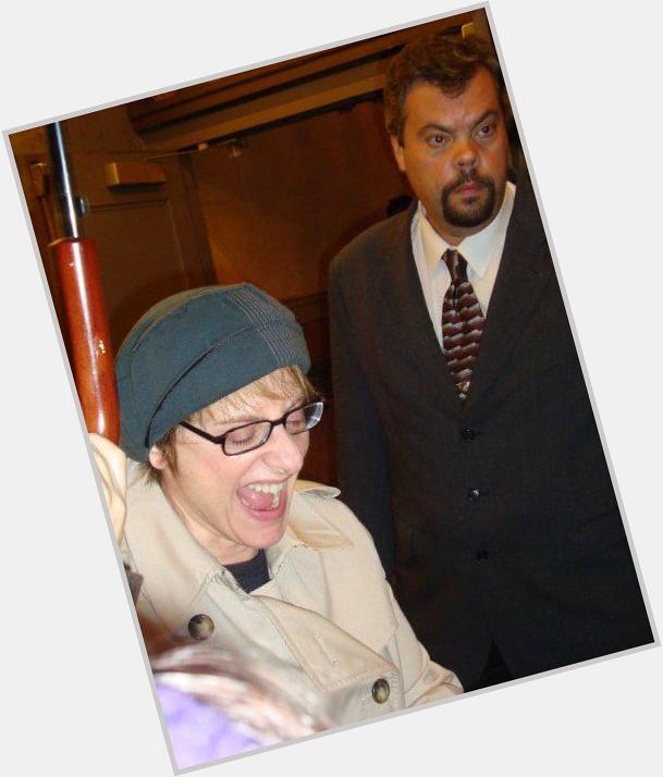 HAPPY BIRTHDAY, PATTI LUPONE. Remember when I saw you in Gypsy and met you and made you make this face? 
