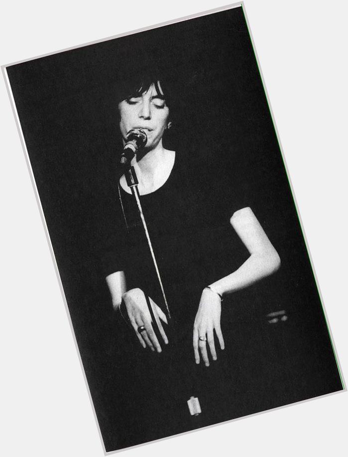 Happy birthday Patti Smith! you\re such a huge inspiration, keep on rocking 