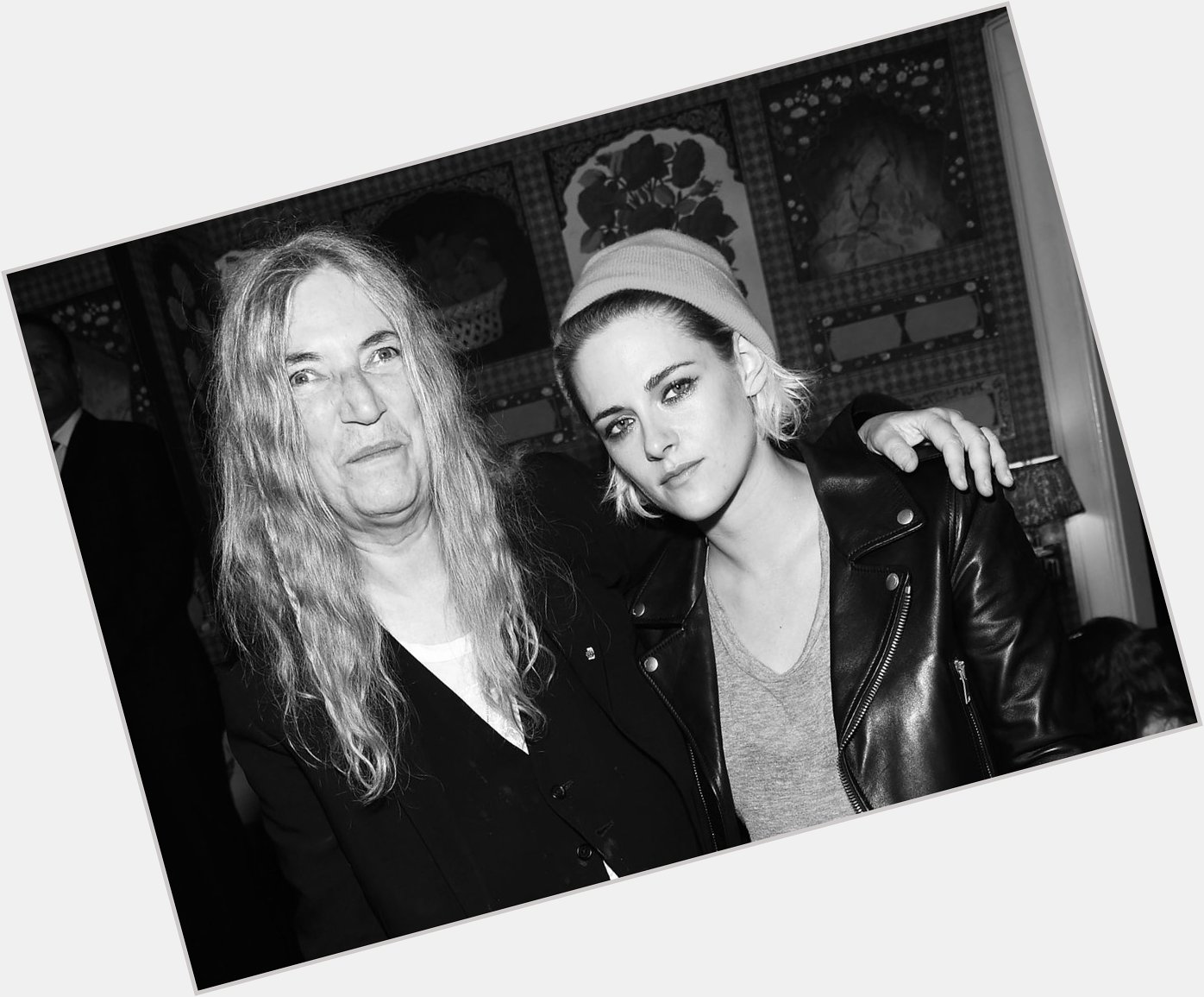 Happy birthday, Patti Smith!   (with Kristen Stewart, 2016 ) 
