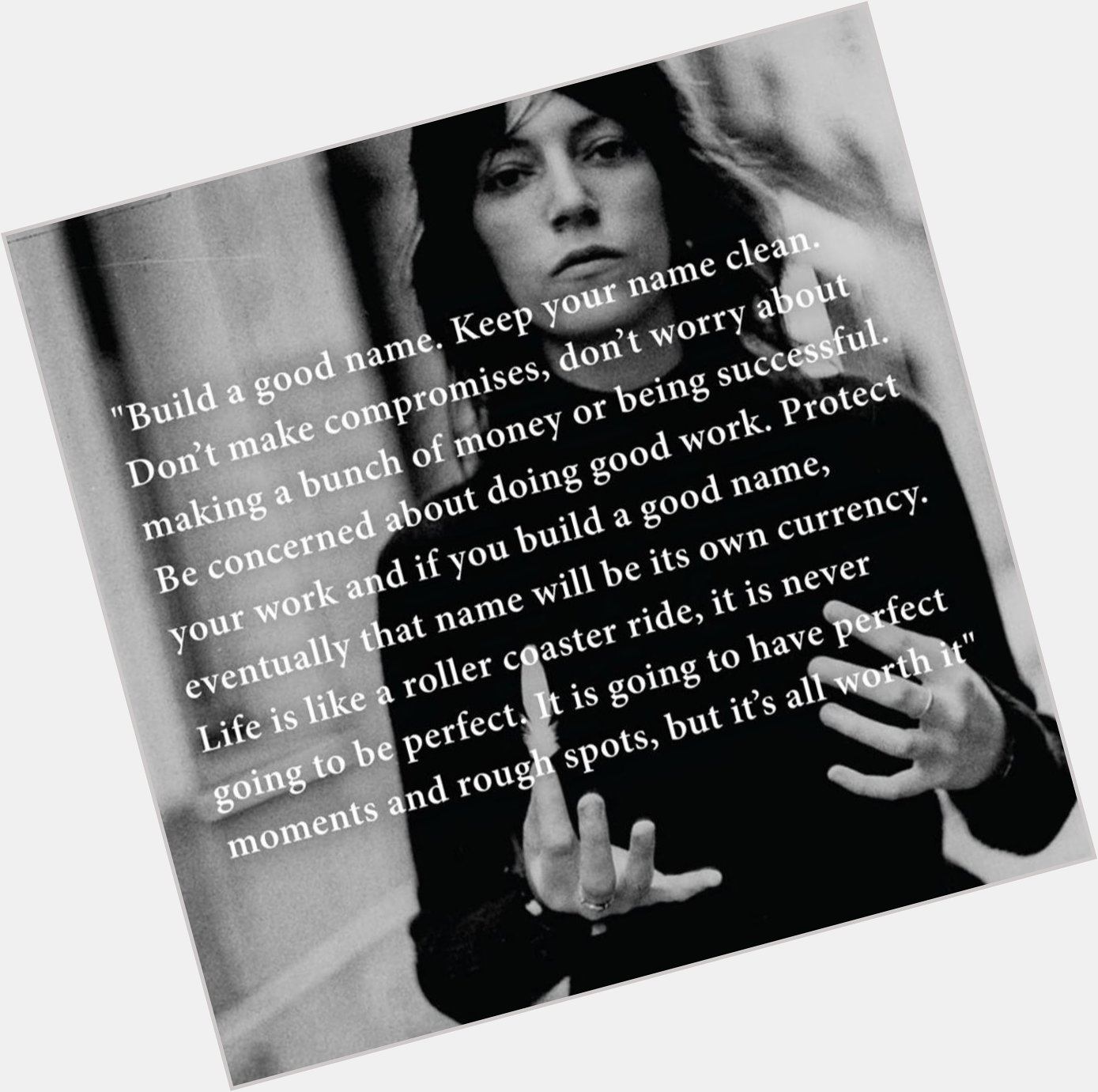 Happy 72nd birthday, Patti Smith.
You are a true force 