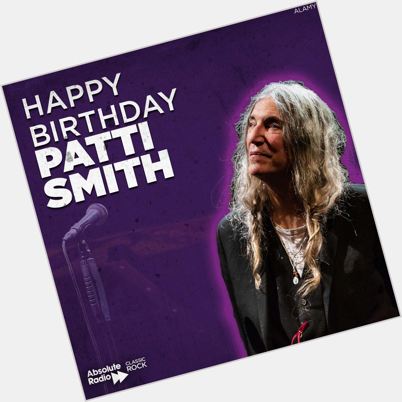 Happy birthday to an icon The incredibly talented Patti Smith is 75 today. 