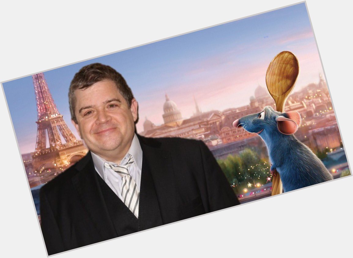 Happy birthday to the voice of Remy, the hilarious Patton Oswalt! to show him some birthday love! 