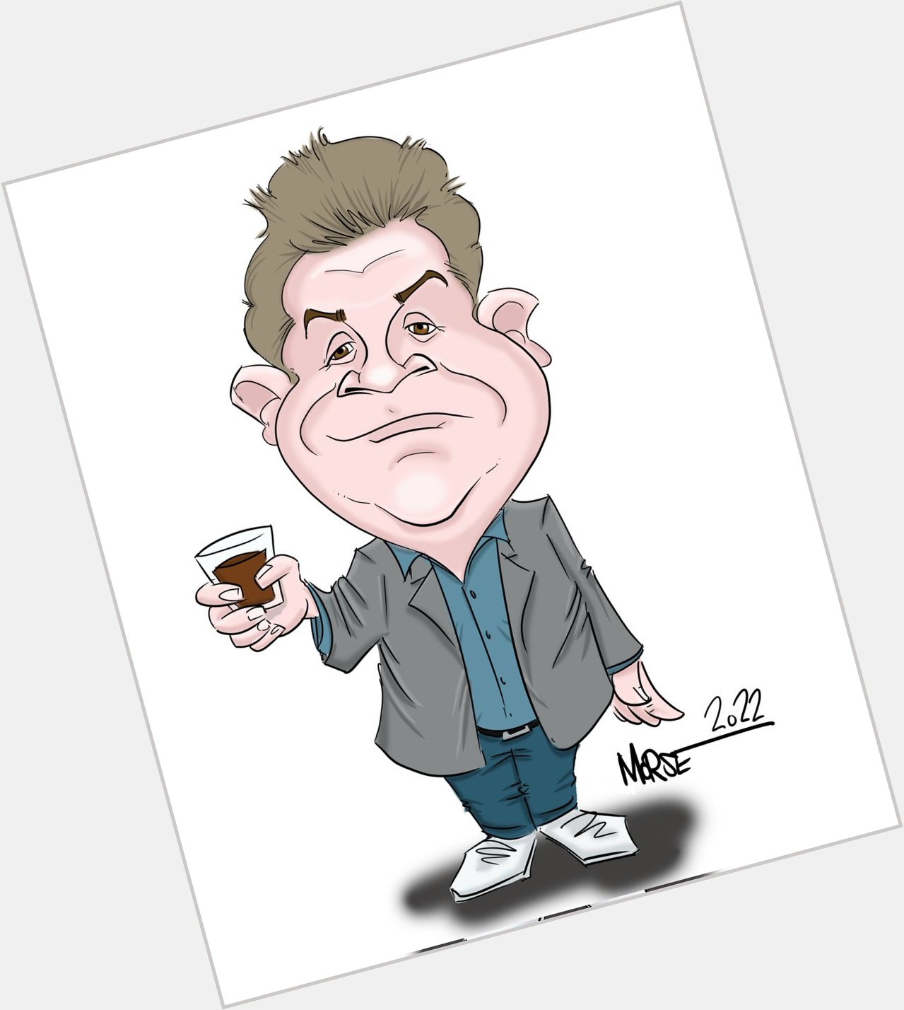 Happy Birthday to Patton Oswalt! Hey, anybody want a caricature? Message me!  