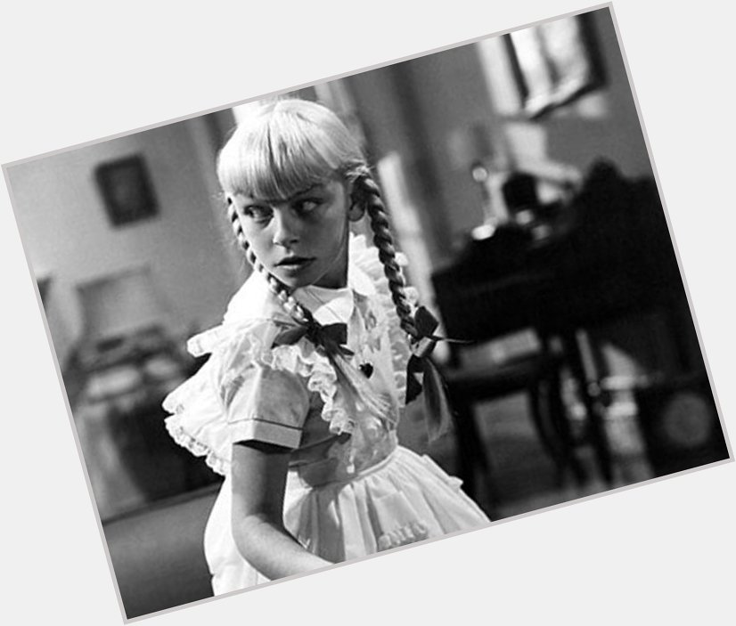 Happy birthday to one of cinema\s greatest movie monsters....Patty McCormack as Rhoda Penmark 