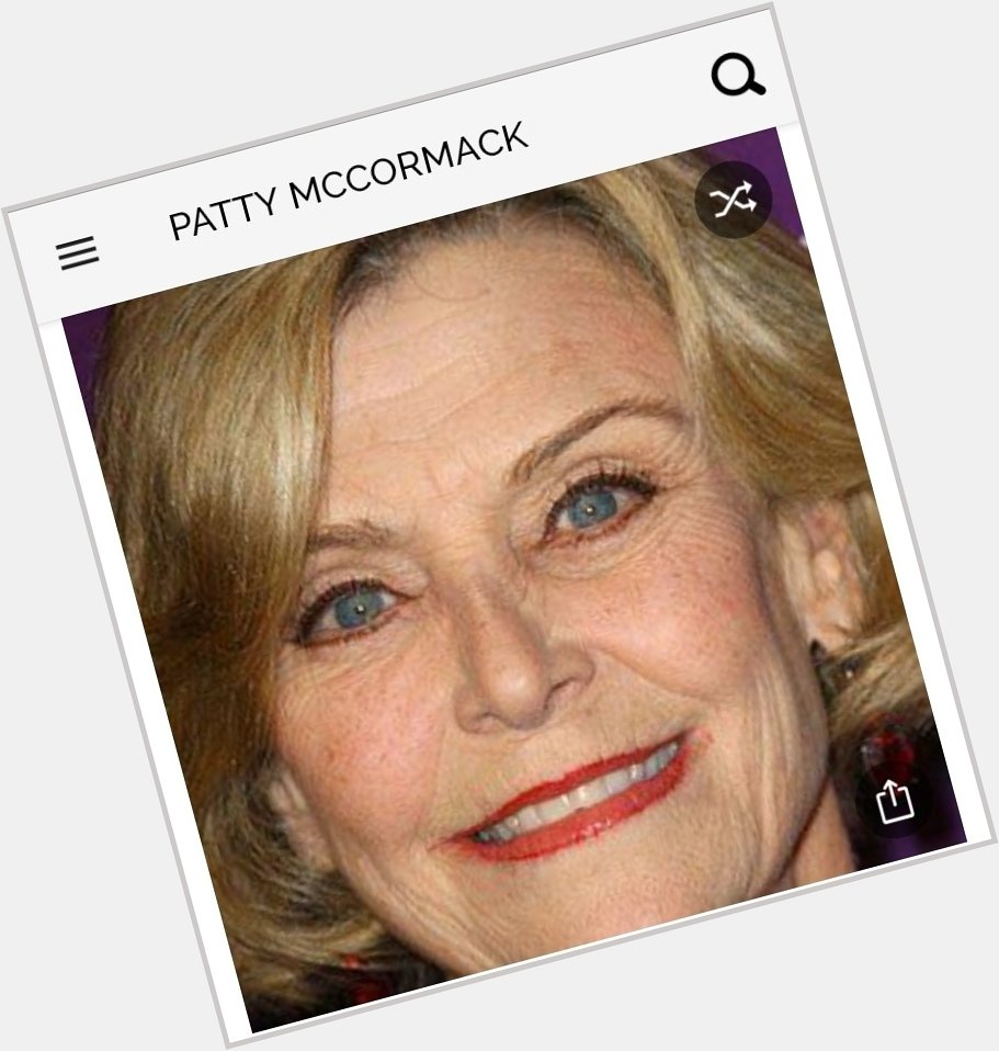 Happy birthday to this great actress.  Happy birthday to Patty McCormack 