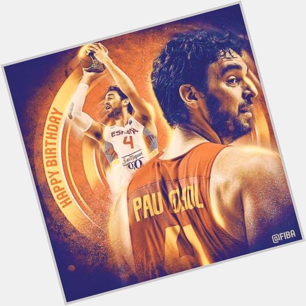 Happy birthday my big man pau gasol stay healthy always. 