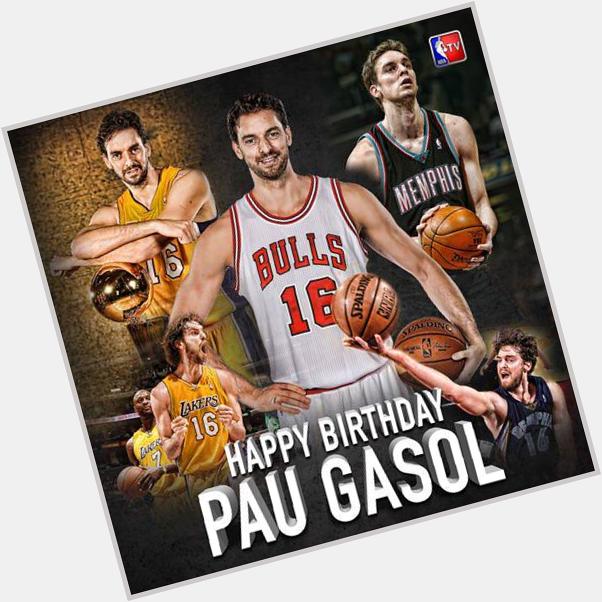 Join us in wishing Happy Birthday to Pau Gasol! The Bulls All-Star turns 35 today. 