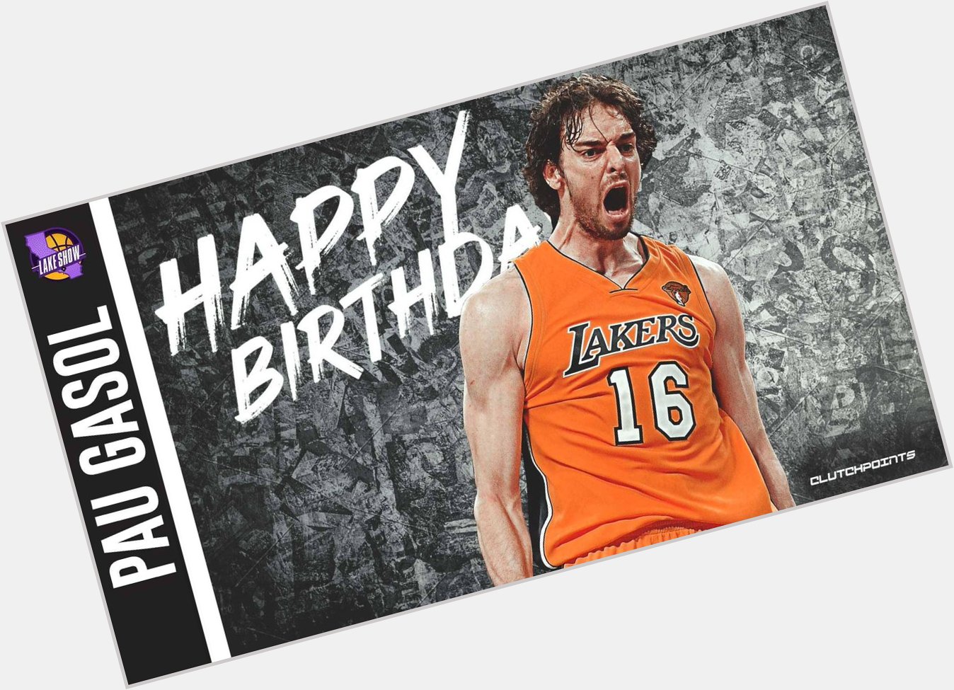 Join Lakeshow in wishing 2x NBA Champion and 6x All-Star, Pau Gasol, a happy 40th birthday!  