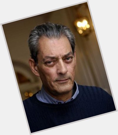 Happy 70th birthday,­ Paul Auster , my favourite writer ever , many years full of succes and books 