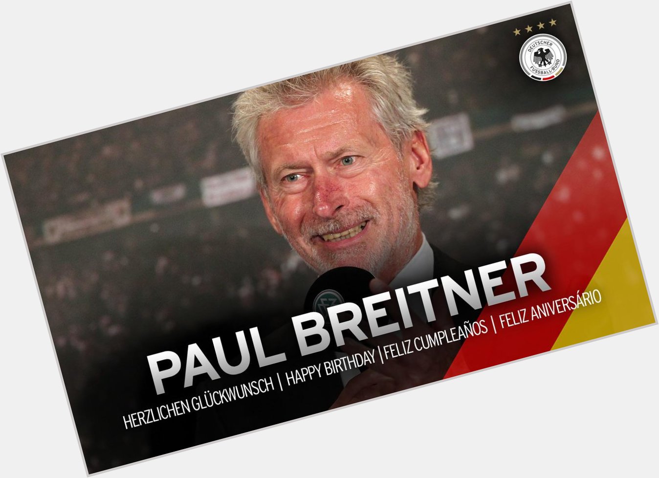 A World Cup and European Championship winner turns 64 today -  happy birthday Paul Breitner! 