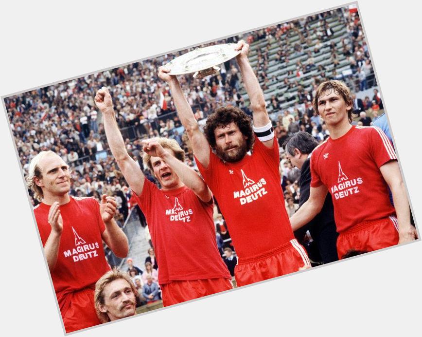 Happy birthday Paul Breitner! celebrating the Bundesliga title in 1980, 1st title since 1974. 