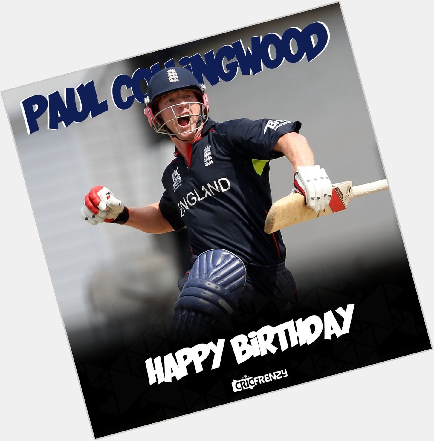 2010 ICC World T20 winning team captain 
Happy birthday Paul Collingwood    