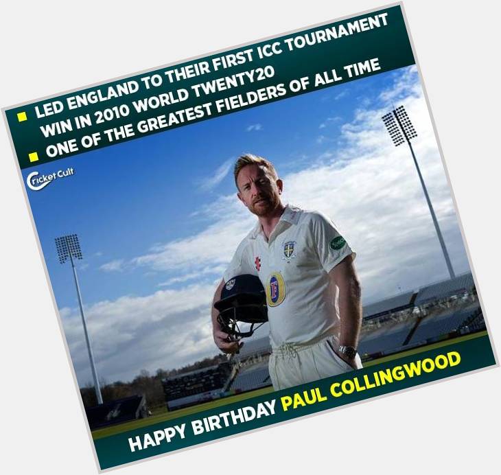 Happy birthday Paul Collingwood 
.
.  