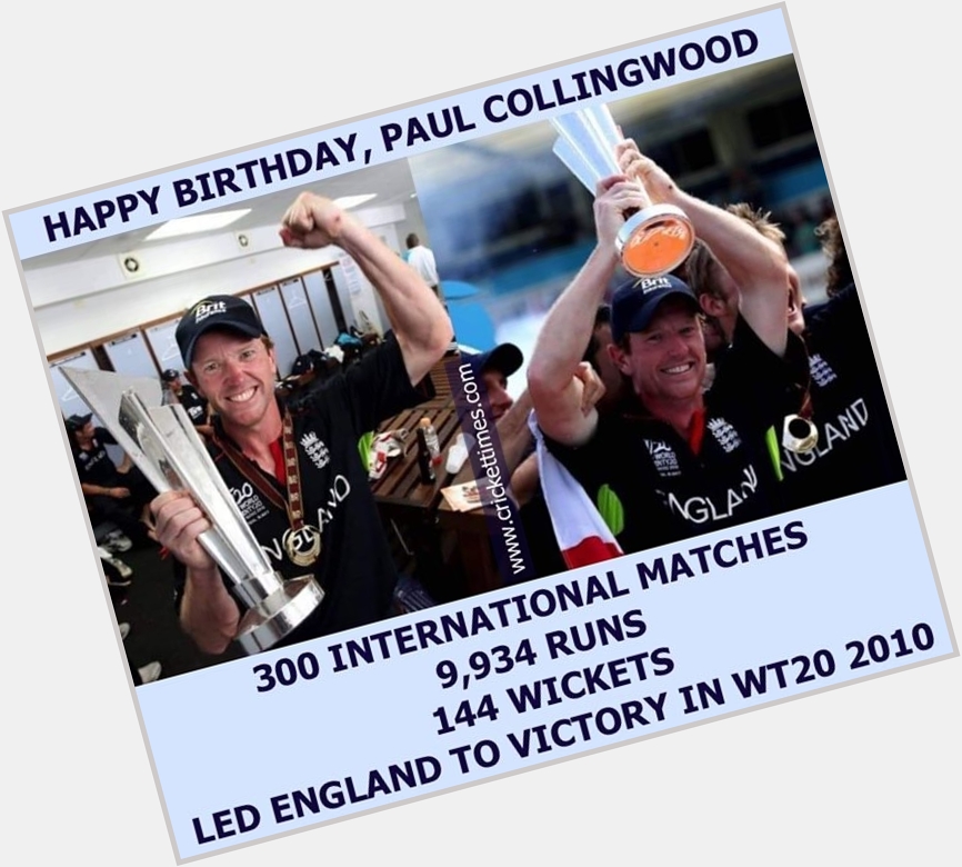 Happy Birthday, Paul Collingwood 