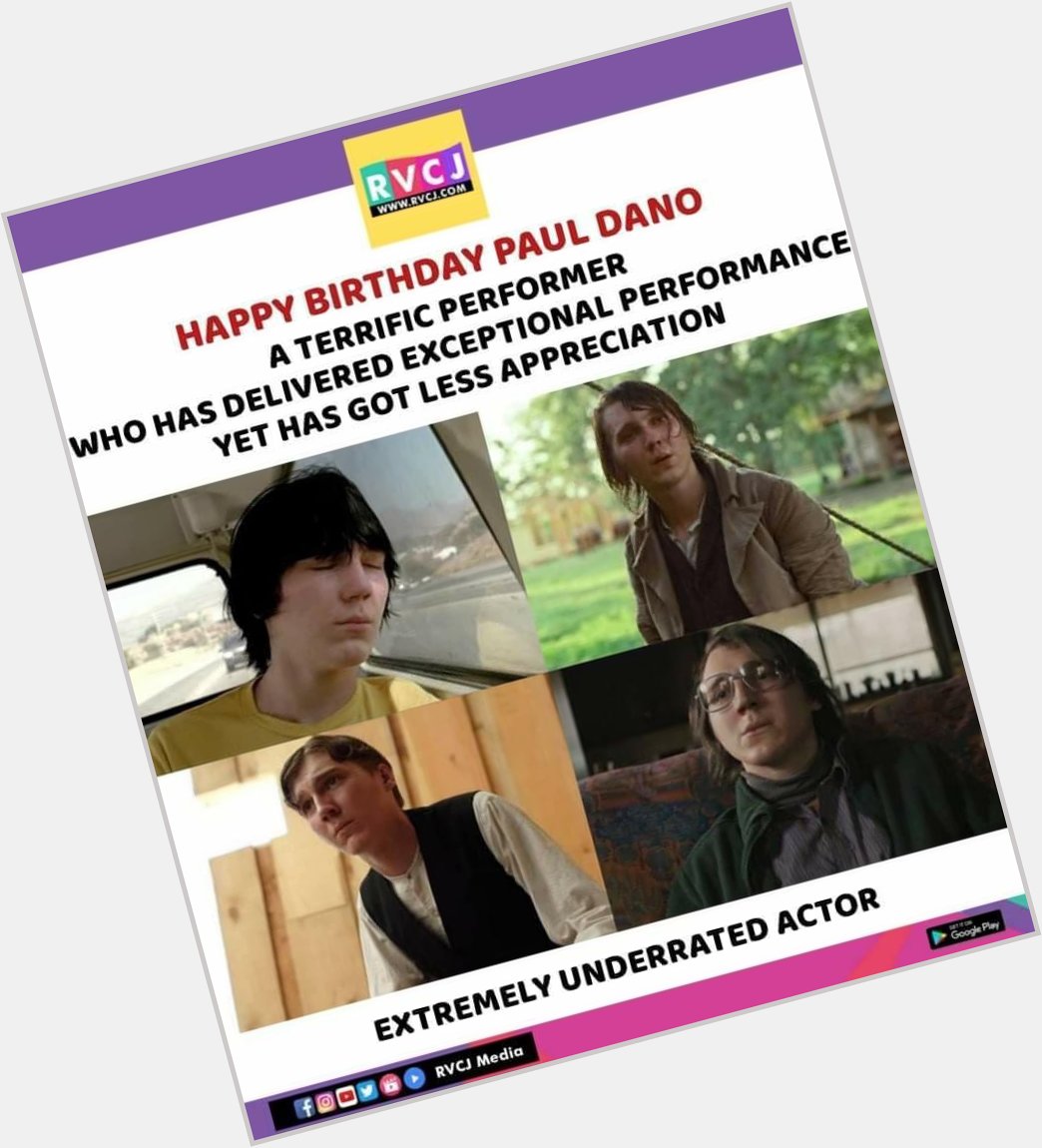 Happy Birthday Paul Dano       