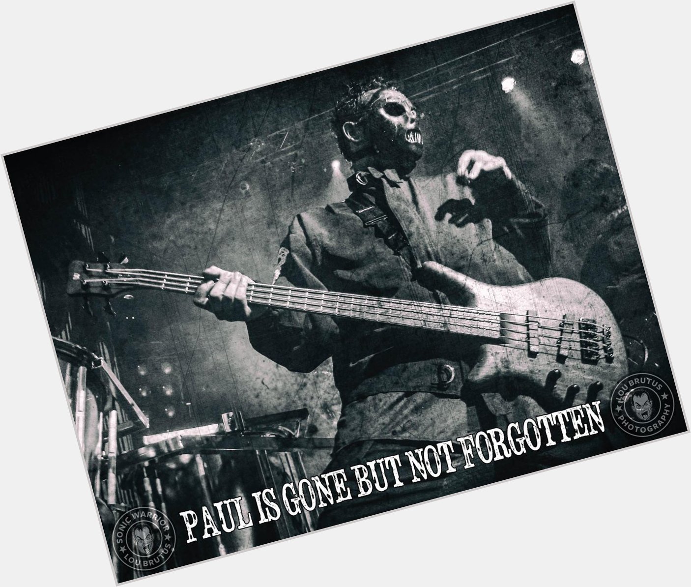 HAPPY BDAY PAUL: Paul Gray of Gone but not forgotten. Photo © 2004 by   