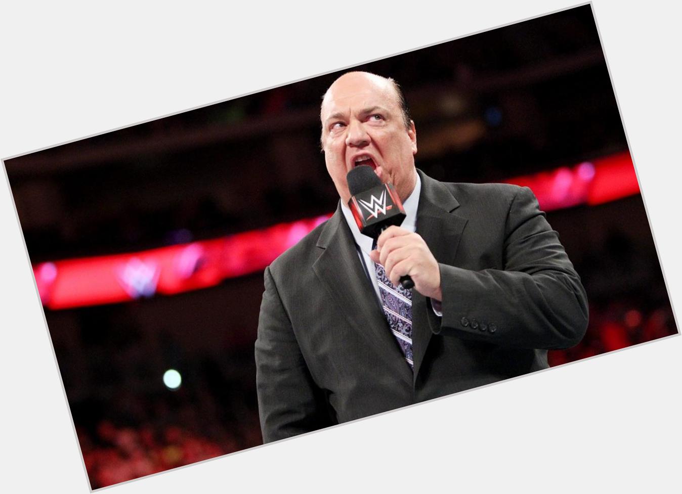 Ladies and gentlemen...lets all wish the one and only Paul Heyman a Happy Birthday as he turns 53 today! 