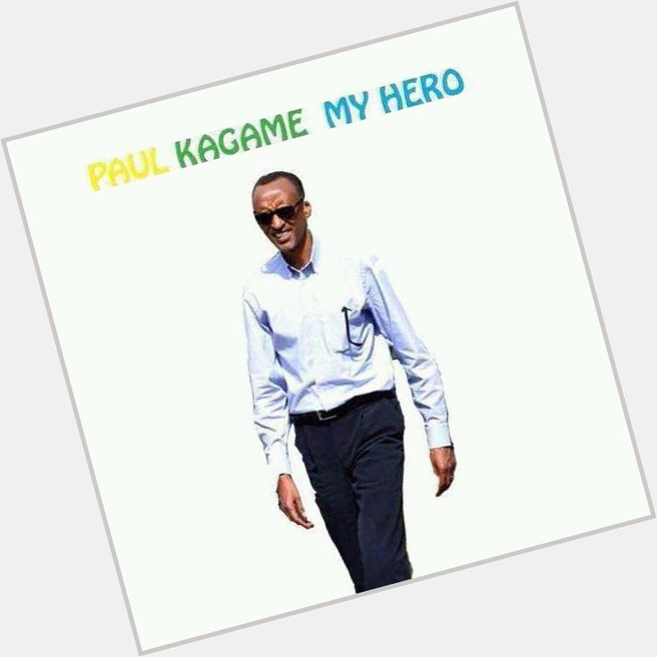 Happy bday to one of the greatest man of africa,a panafricanist, a patriotic man fool of caracter.HE Paul Kagame. 