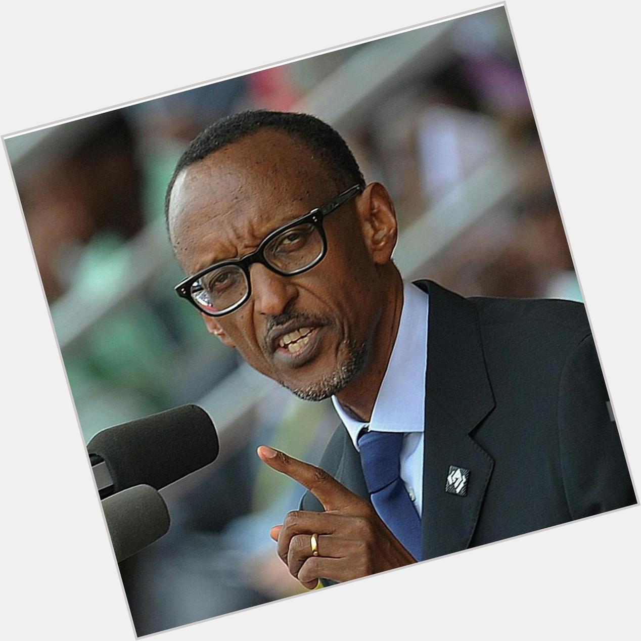 Happy birthday to our lovely living hero President Paul Kagame. 58years only, Much respect   