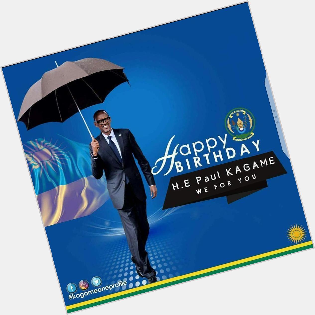 Happy birthday # Paul Kagame wacu turakwemera 