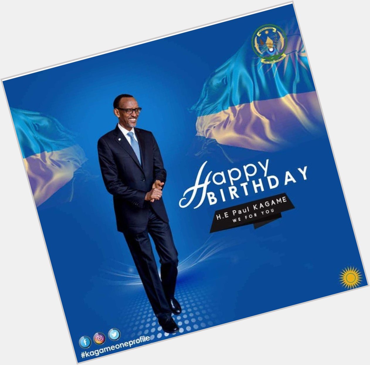 Happy birthday! Paul Kagame turns 60 today  