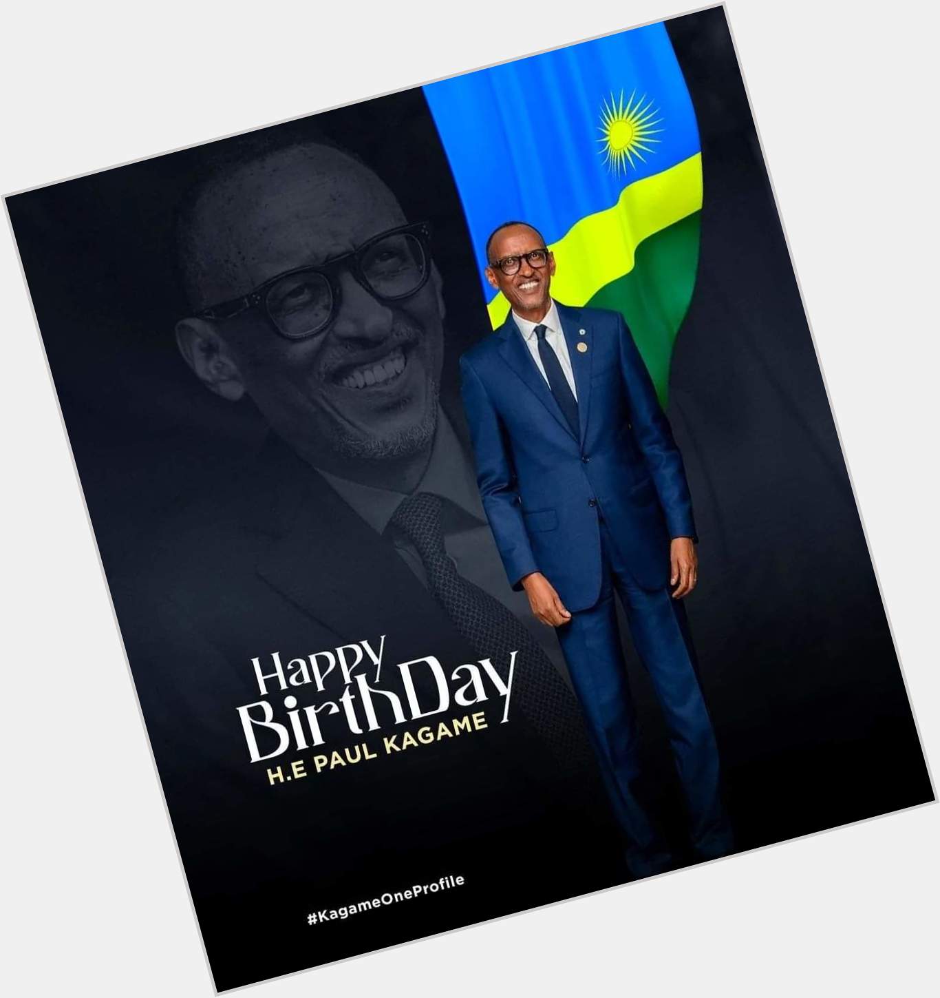 Happy birthday your Excellence Paul Kagame president of the Republic of Rwanda!! Imana ikurinde. 