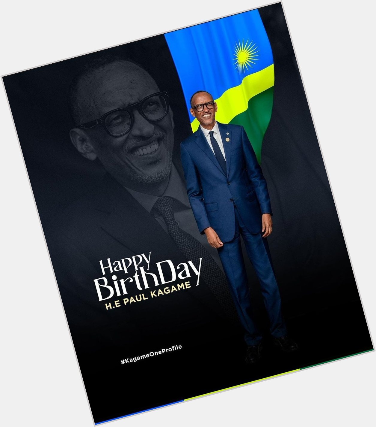 Happy 65th Birthday Our Hero, President Paul KAGAME. You deserve a Long and Fulfilling Life.

BABA WA TAIFA    