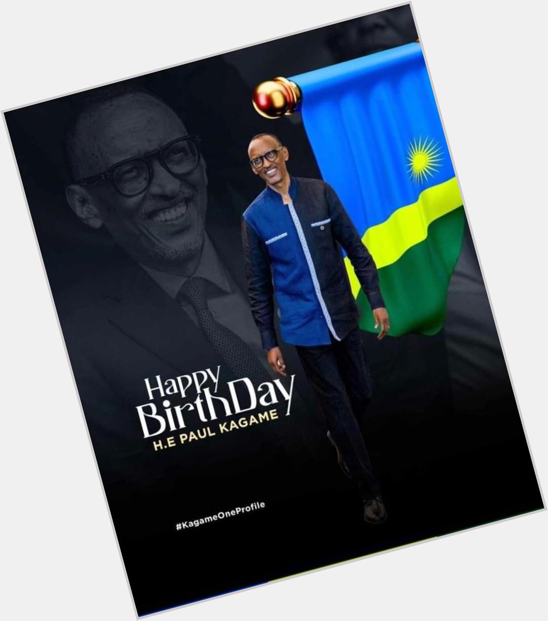 Happy birthday to our excellent Paul  Kagame musehe wakijyana wacu  