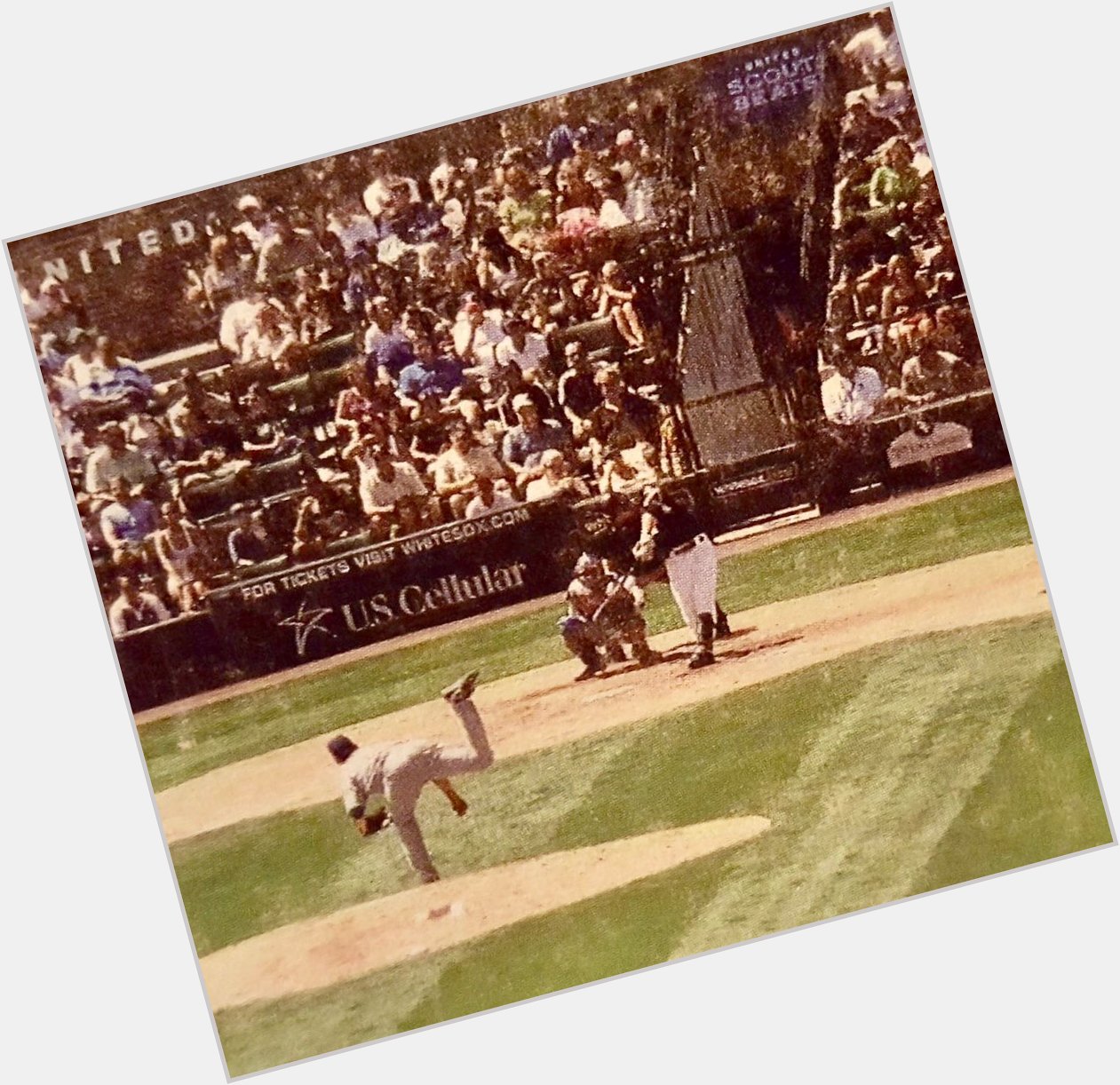 Happy 42nd birthday to Paul Konerko! Here he is crushing a Ryan Dempster offering for a home run. (My photo, 2010) 