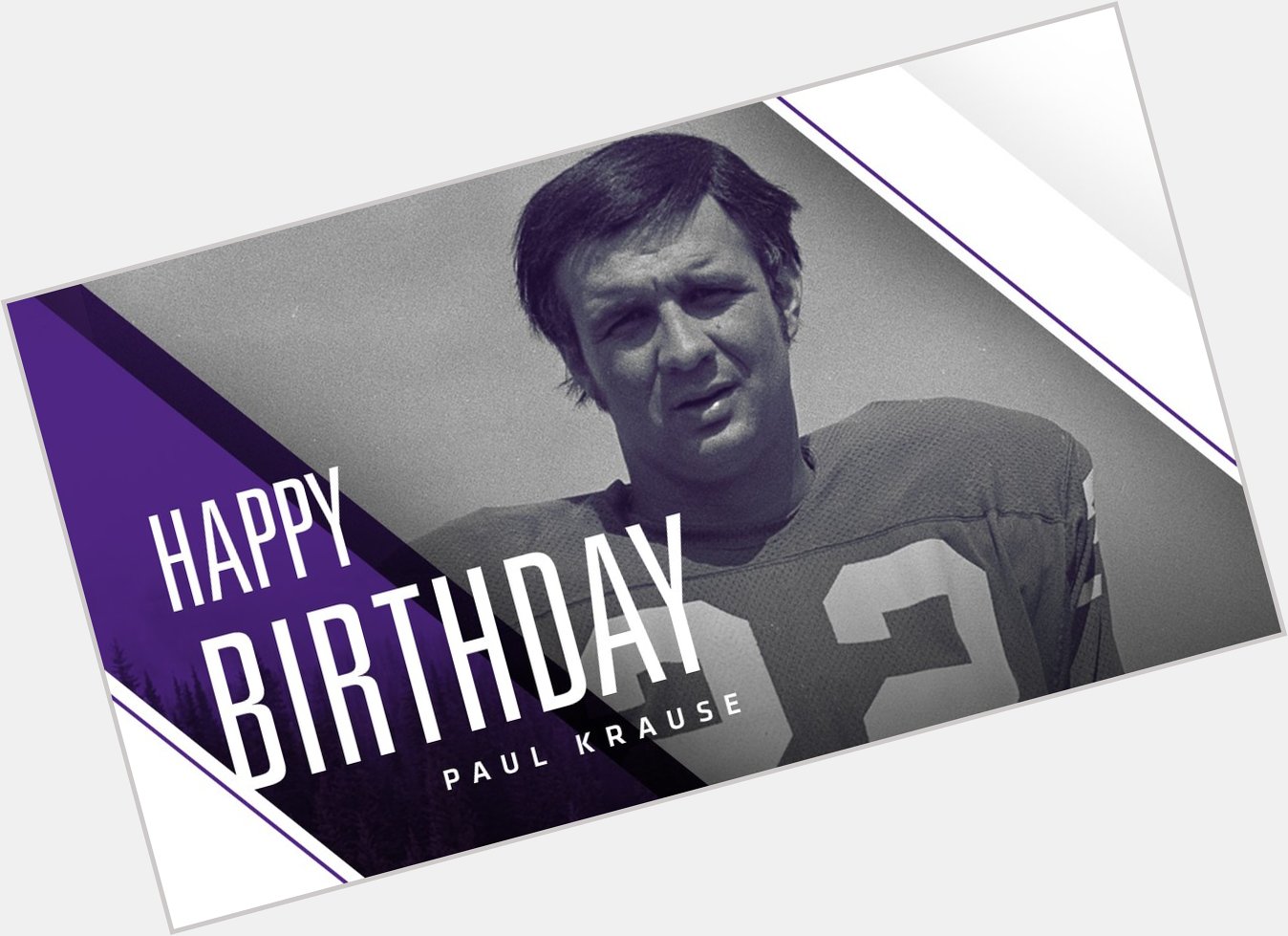 Happy birthday to Vikings legend and the all-time leader in interceptions - Paul Krause! 