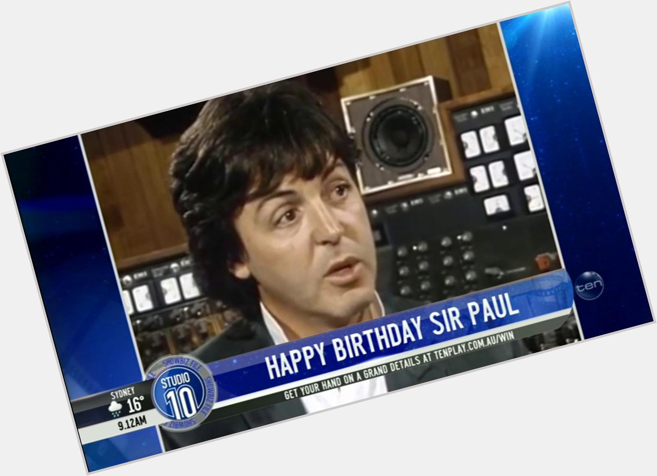 Happy Birthday to music legend Sir Paul McCartney, who turns 76 today!  