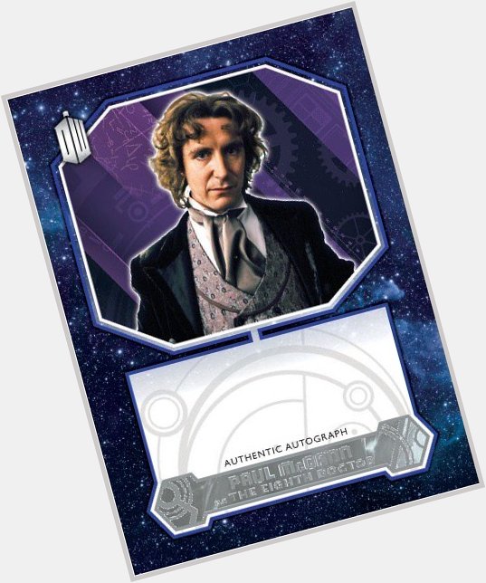 Happy birthday Paul McGann from your friends at Topps! Thanks for signing autographs for Topps Doctor Who! 
