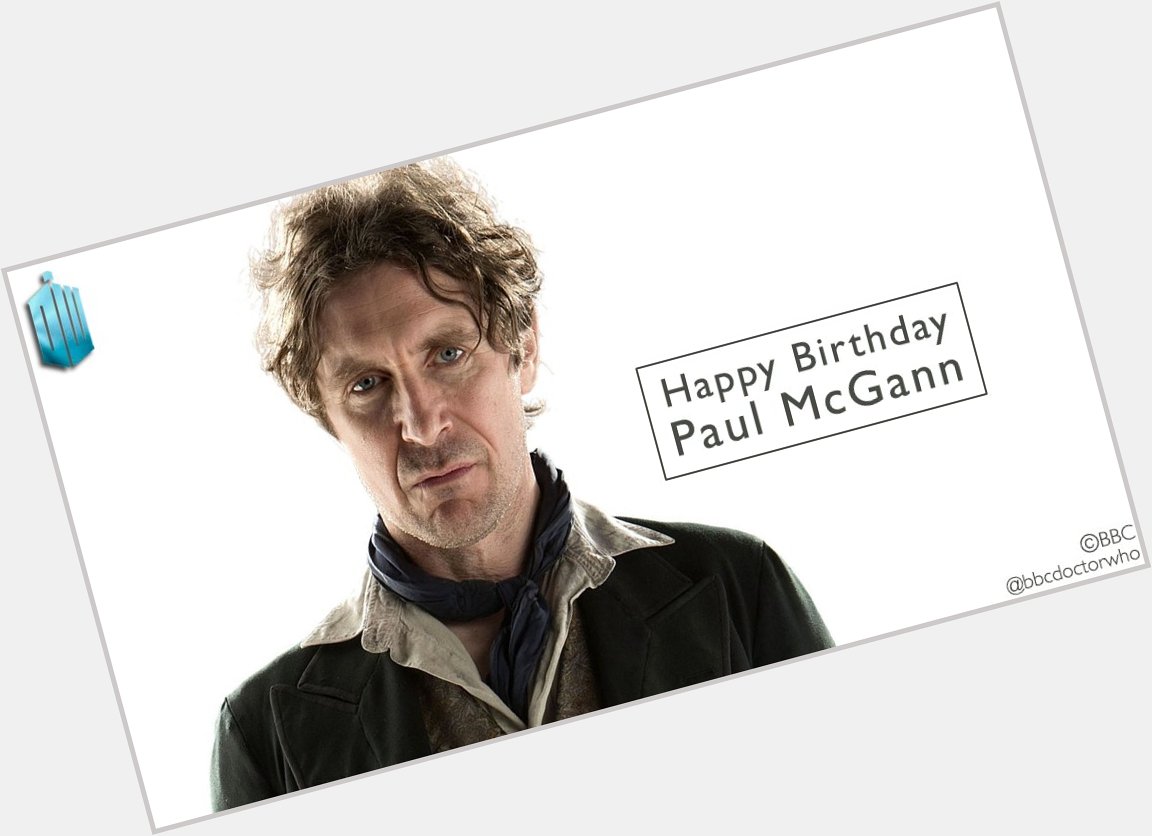 Three cheers for Number Eight   Happy birthday, Paul McGann! 