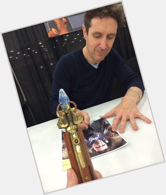 Happy Birthday to Paul McGann, who graciously handed my his sonic screwdriver and let me take a picture with it 