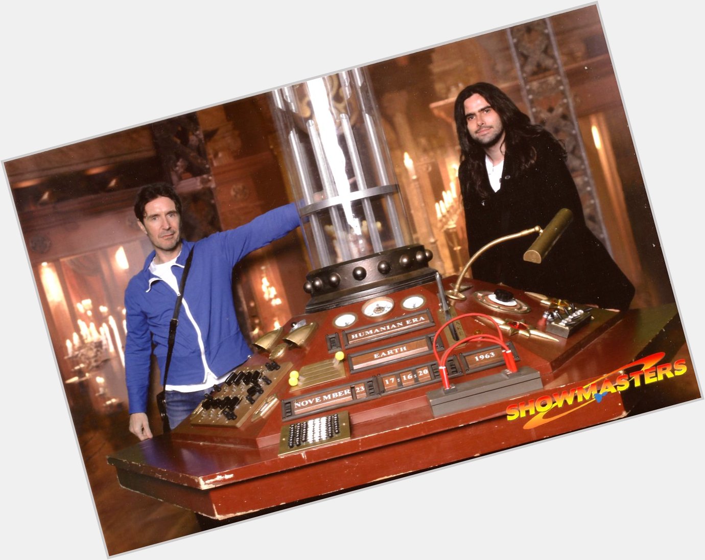 Happy Birthday to Paul McGann! Here we are in his TARDIS a million years ago... 