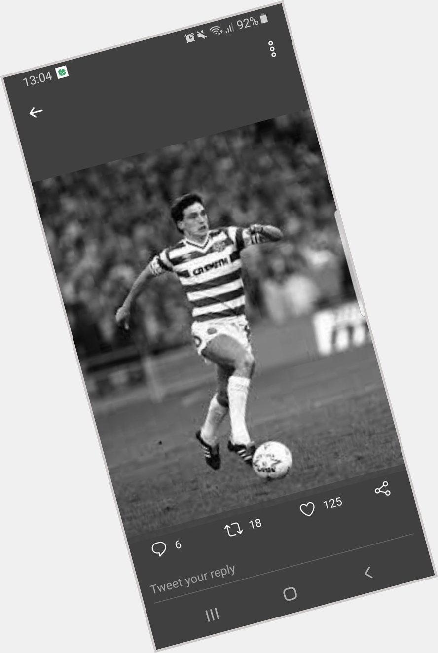 Happy birthday to \"the Maestro \" Paul McStay a true great. 