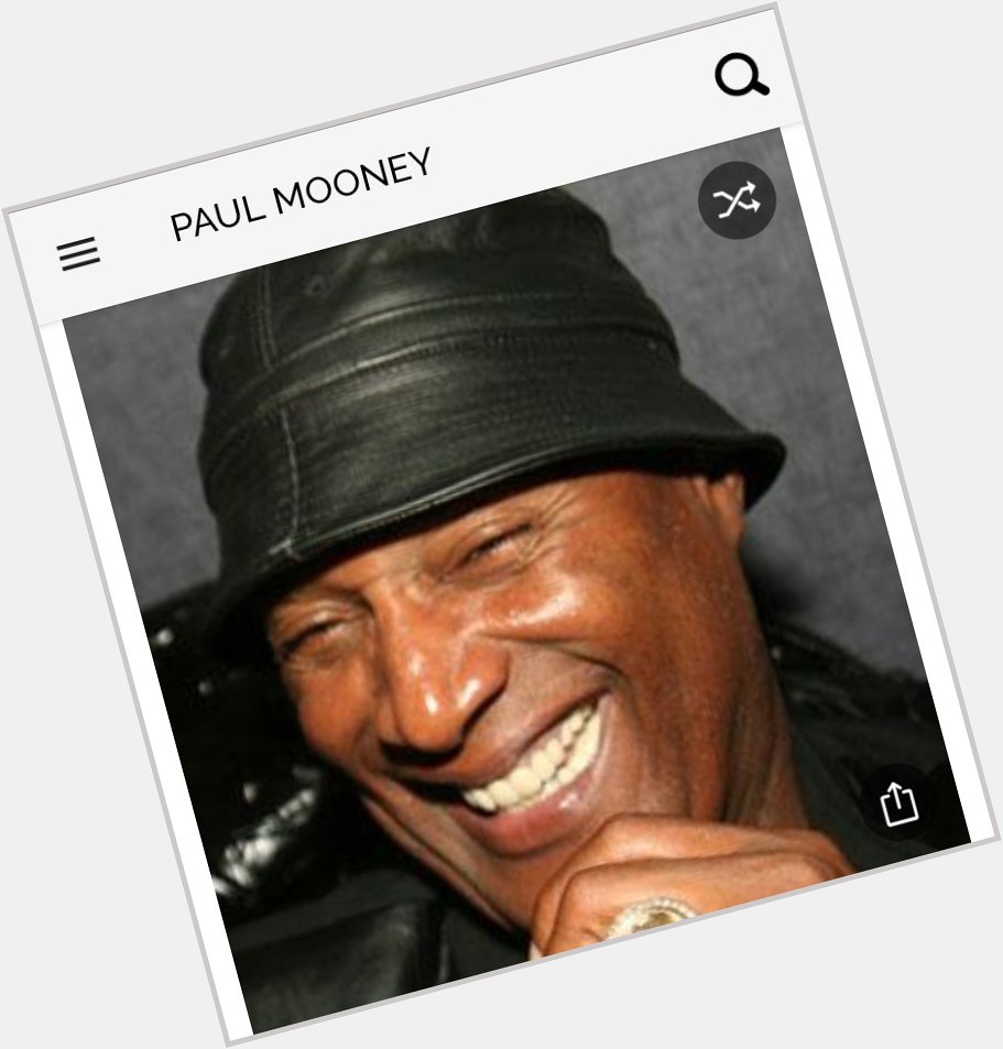 Happy birthday to this great comedian.  Happy birthday to Paul Mooney 