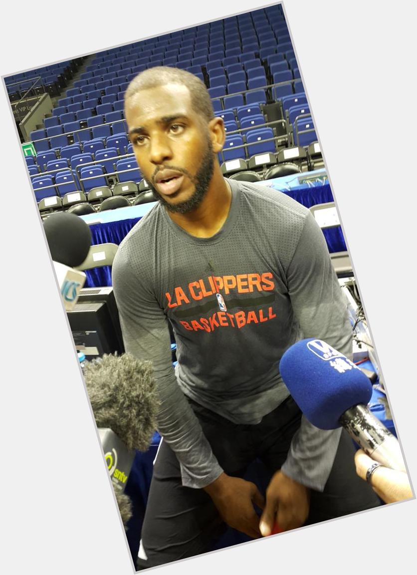 CP3 Chris Paul will play in Shanghai. He also said happy birthday to his coach Doc and his good friend Paul Pierce. 