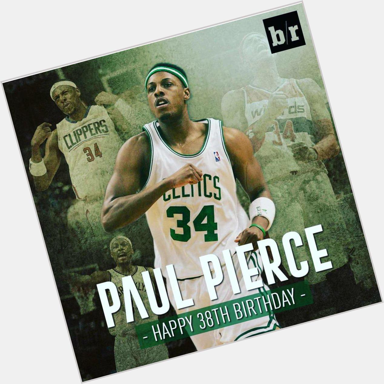 Happy Birthday to the one and only ,  The Captain and The Truth Paul Pierce  

My Childhood Idol  