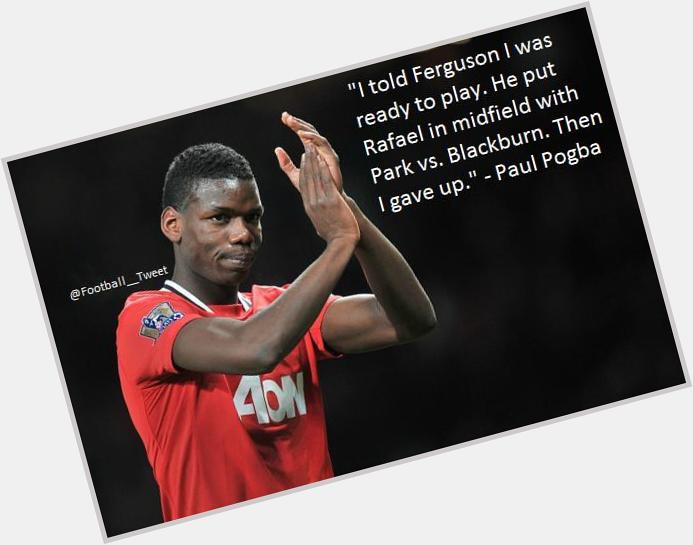 Happy birthday to one of the best midfielders in the world. Paul Pogba turns 22 today. Man Utd\s biggest regret? 