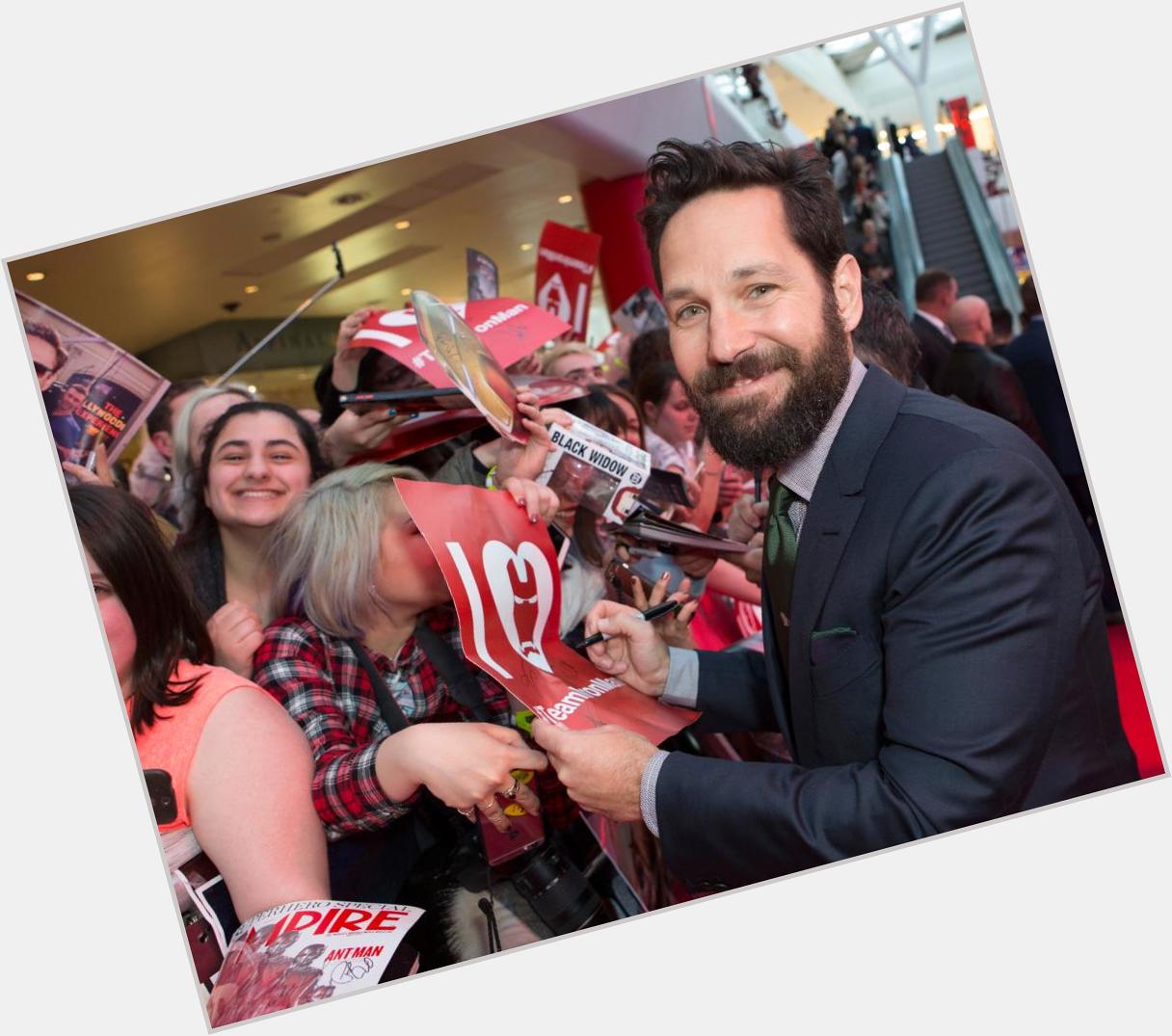Join us in wishing Paul Rudd a Happy Birthday! He\ll think you for thanking of him. 