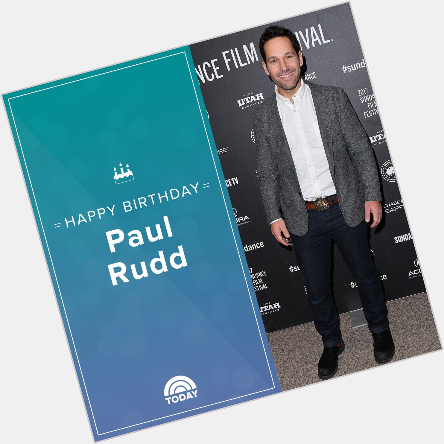 Happy birthday, Paul Rudd! 